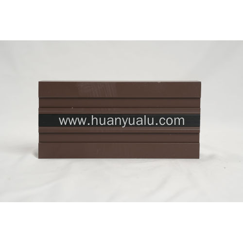 Aluminum extruded profile insulation 6000 series